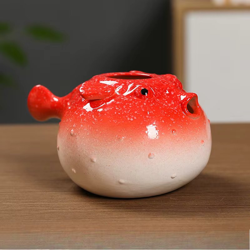Poisson en céramique succulente planteur Globefish poterie bonsaï Pot Cactus plante Pot de fleurs Air