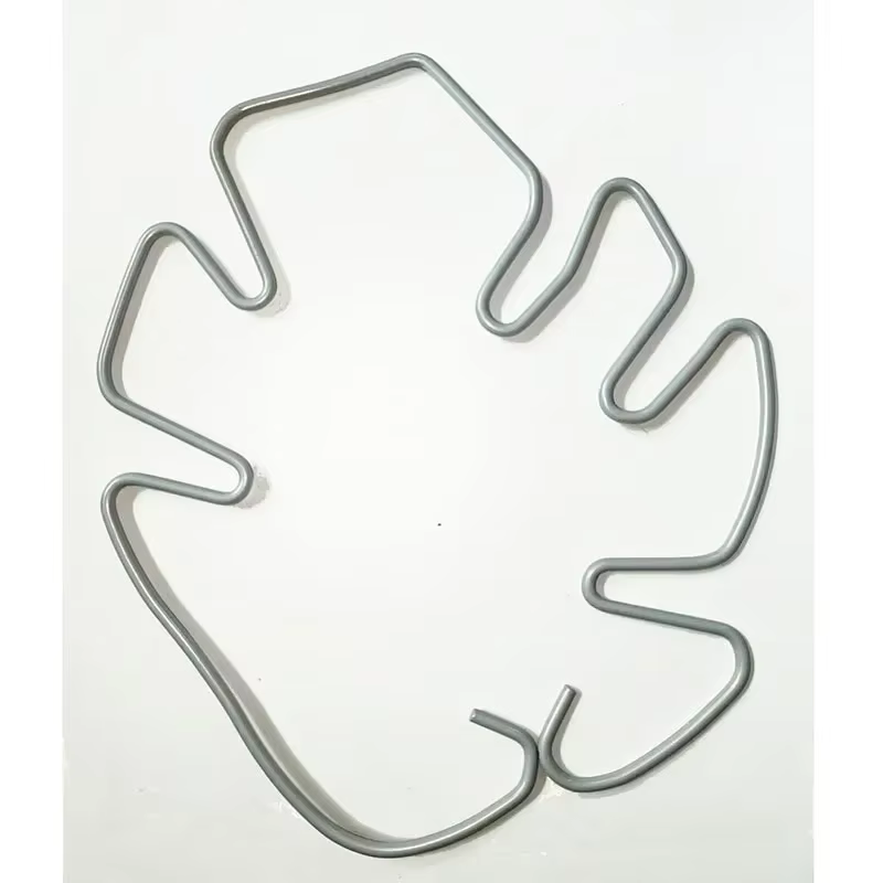 Poteau de support de plante en forme de Monstera