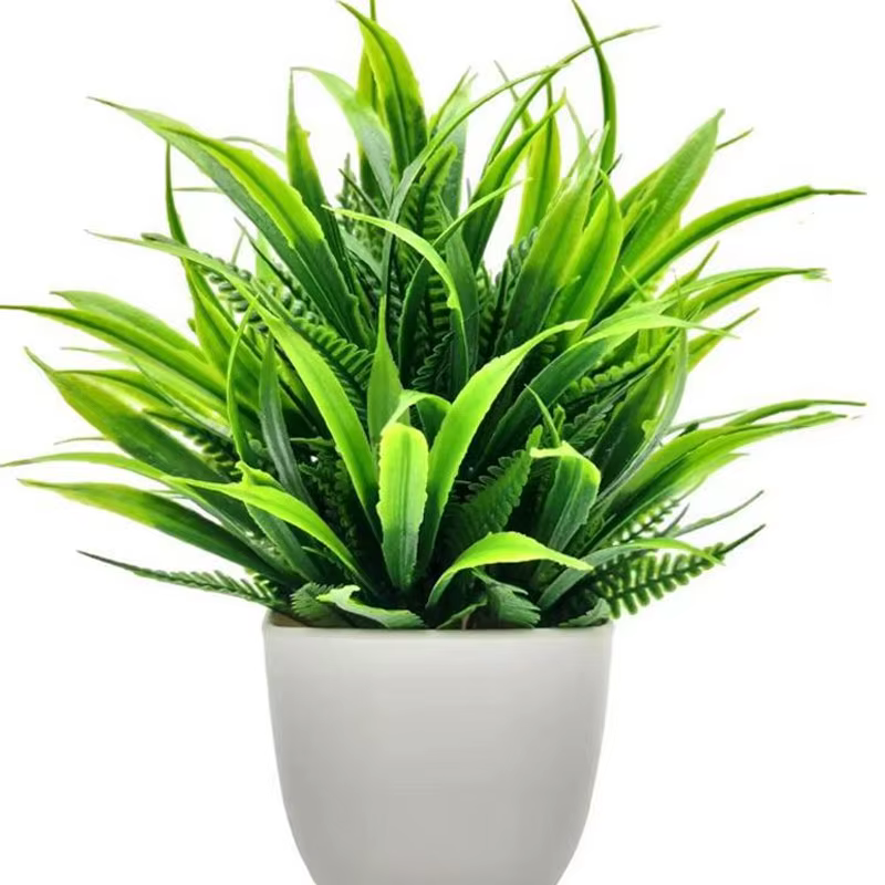 Bonsaï artificiel vert fausse plante plantes en pot décorations intérieures et extérieures de chambre à coucher de