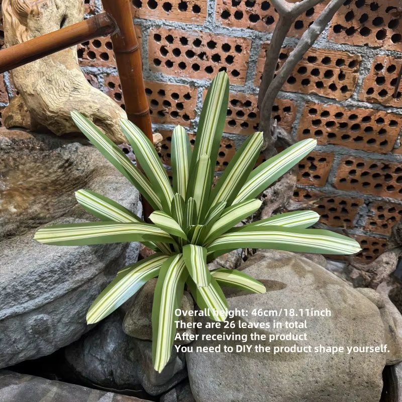 Bromeliad artificiel en pot