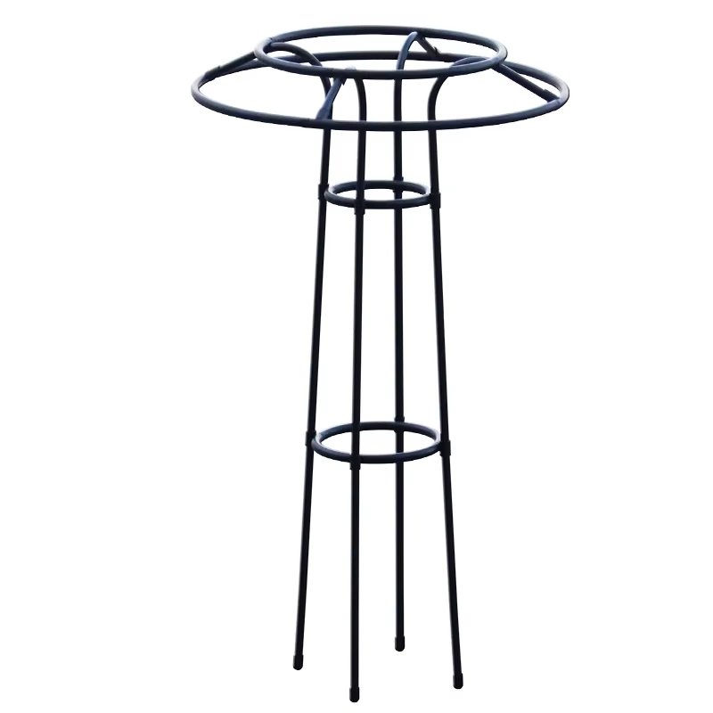 Support de plantes grimpantes en treillis de fleurs de Style parapluie