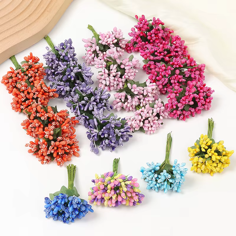 Bouquet d'étamines de fleurs artificielles
