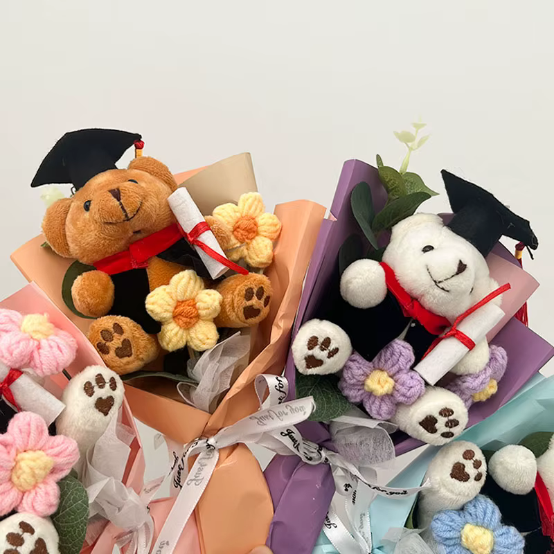 Mini Dr Bear Bouquet de fleurs