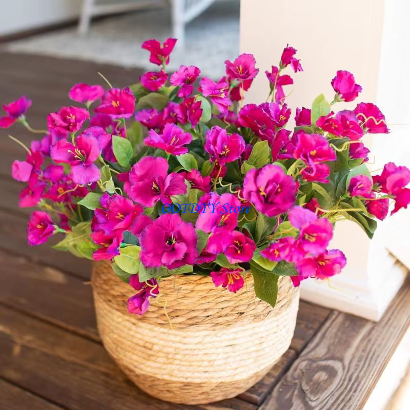 Fleur Simulation d'hibiscus en plastique Durable 367A
