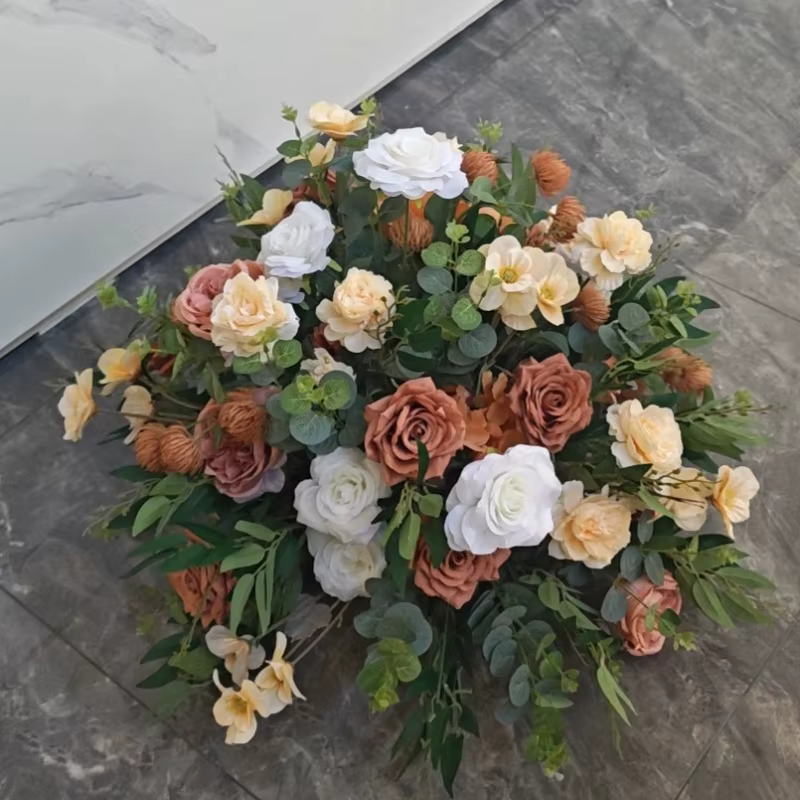 Hortensia Rose blanche