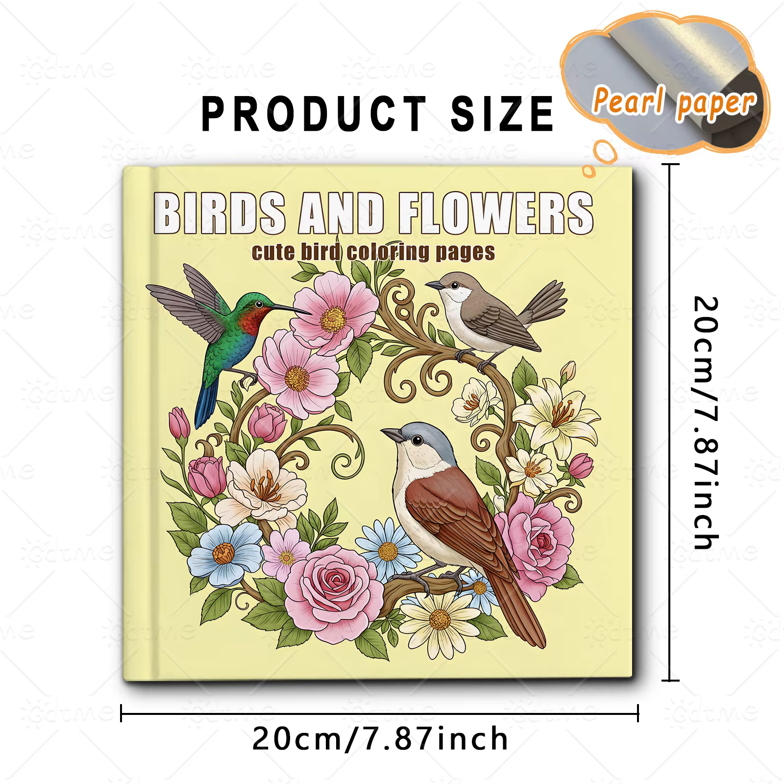 Livre de coloriage oiseaux et fleurs pour adultes et adolescents, avec des activités quotidiennes mignonnes et confortables pour la relaxation (Coloriage Cozy Spaces)