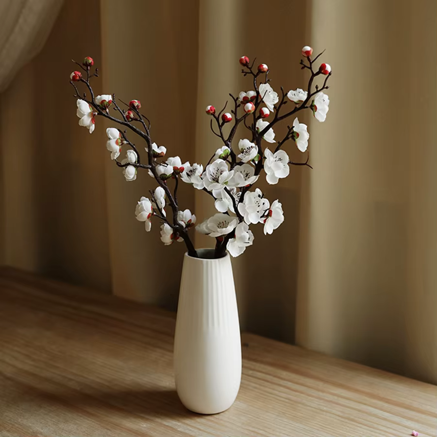 Fleurs artificielles Fleur Pêche Branche