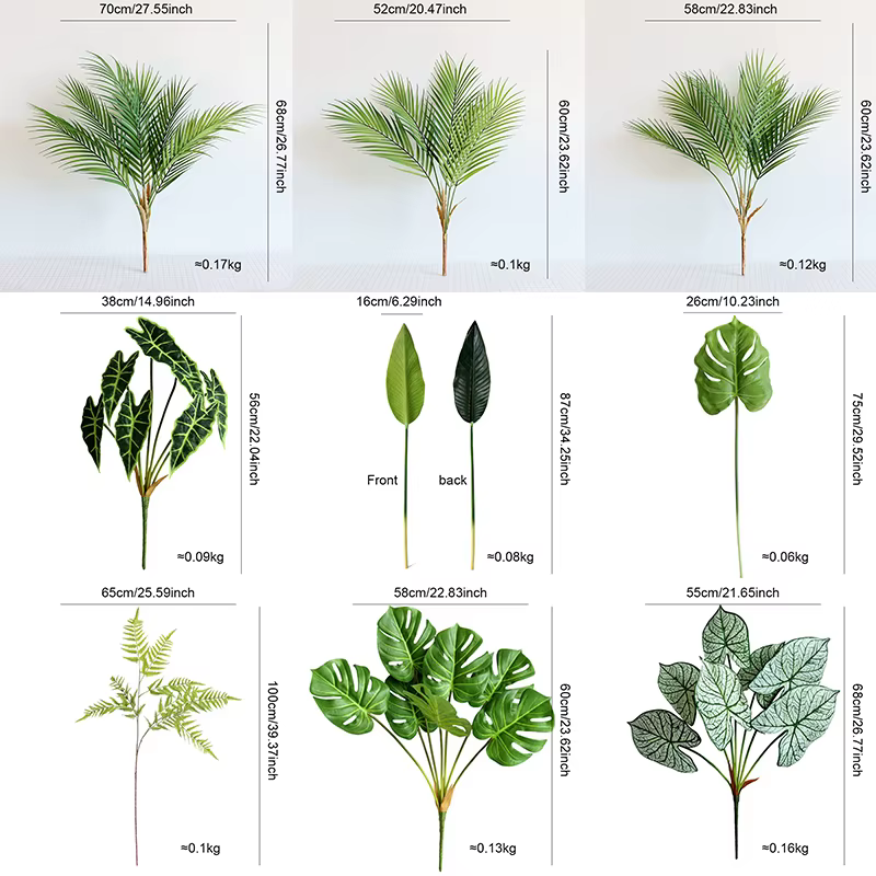 Plantes d'arbre vertes artificielles de 60 CM
