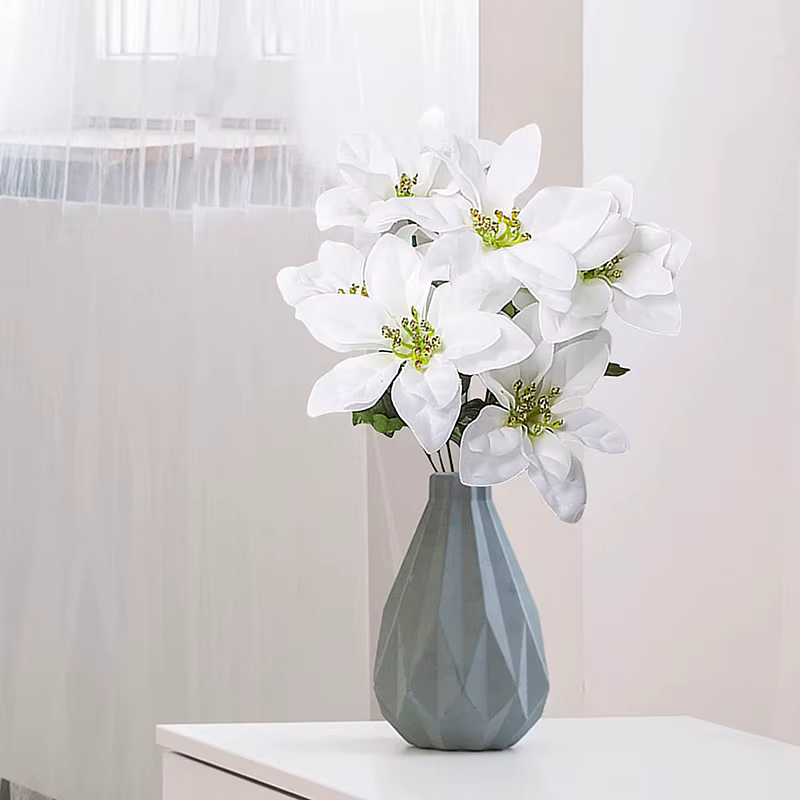 Arbuste de poinsettia Élen tissu