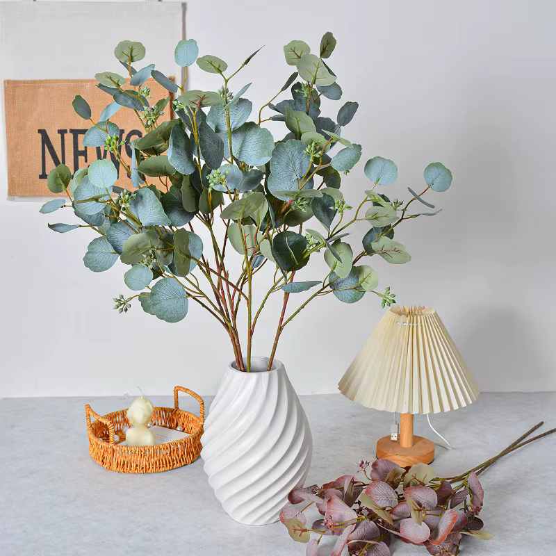 10 pièces de plantes artificielles en soie