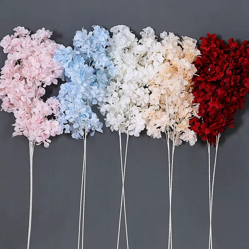 Décoration d'arche de mariage en fleurs artificielles