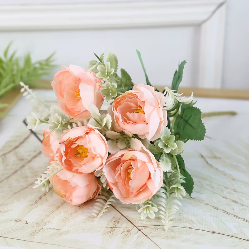 Pivoines artificielles roses