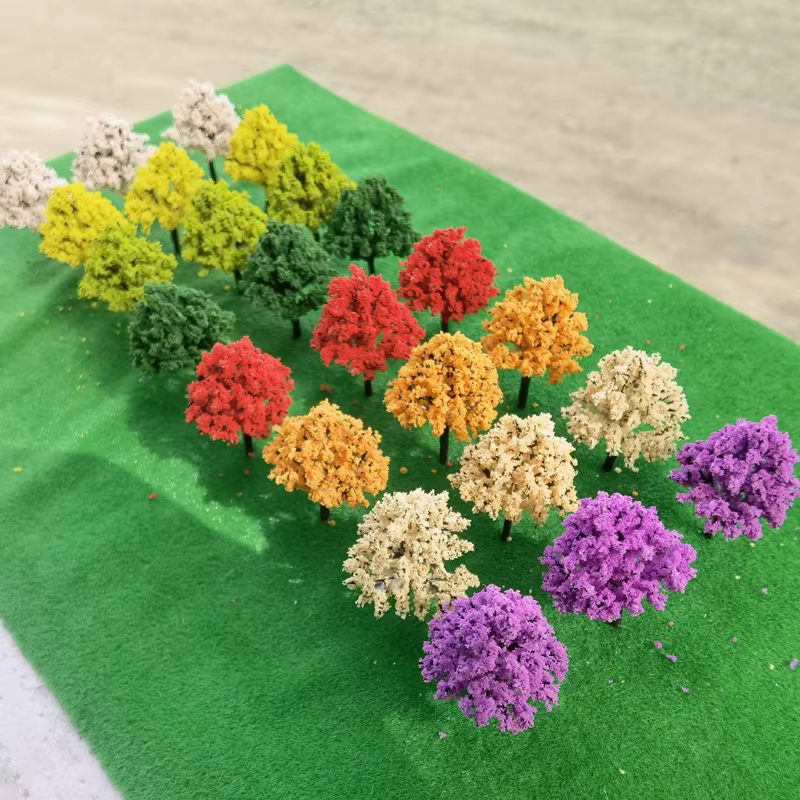 Modèle d'arbre de pêche de Simulation de 5cm de haut