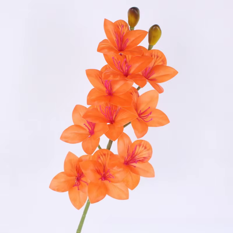 6 pièces de fausses fleurs artificielles en PU