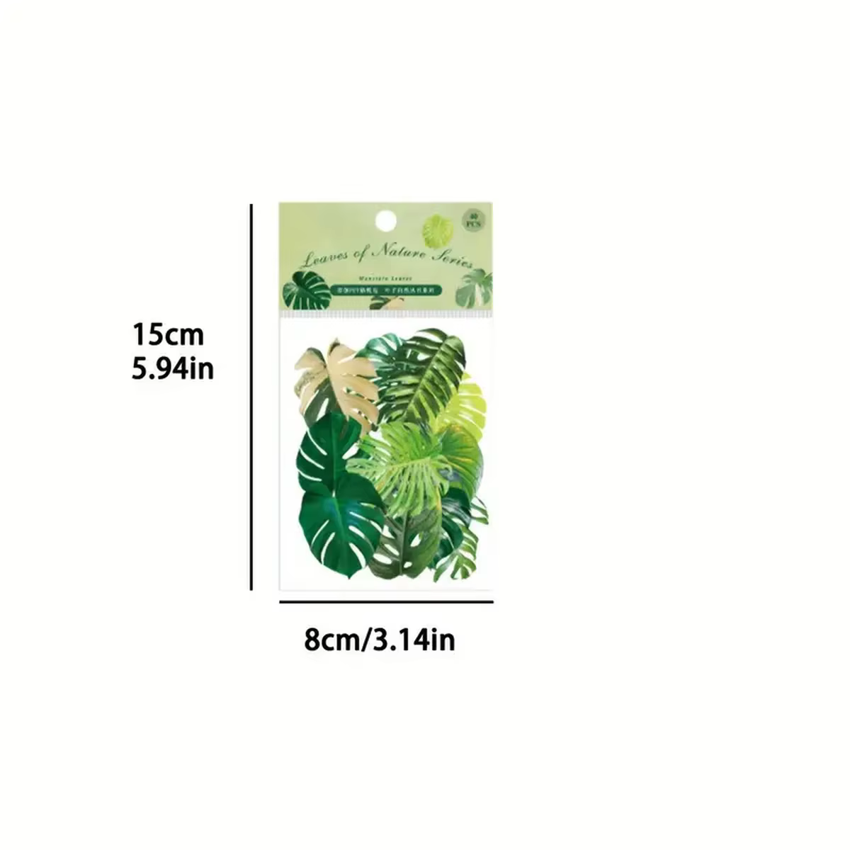 Autocollants transparents en PET pour plantes