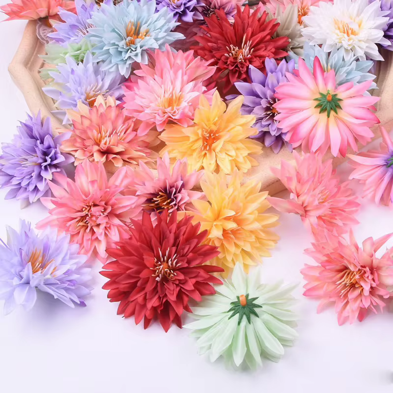 Fausses têtes de gerbera