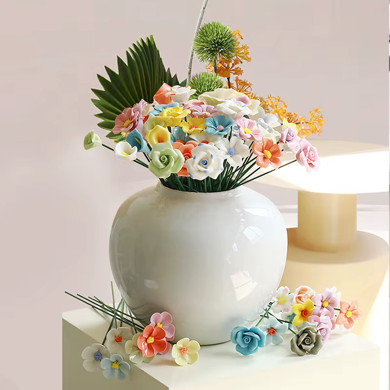 Fleurs en céramique Jingdezhen haute température