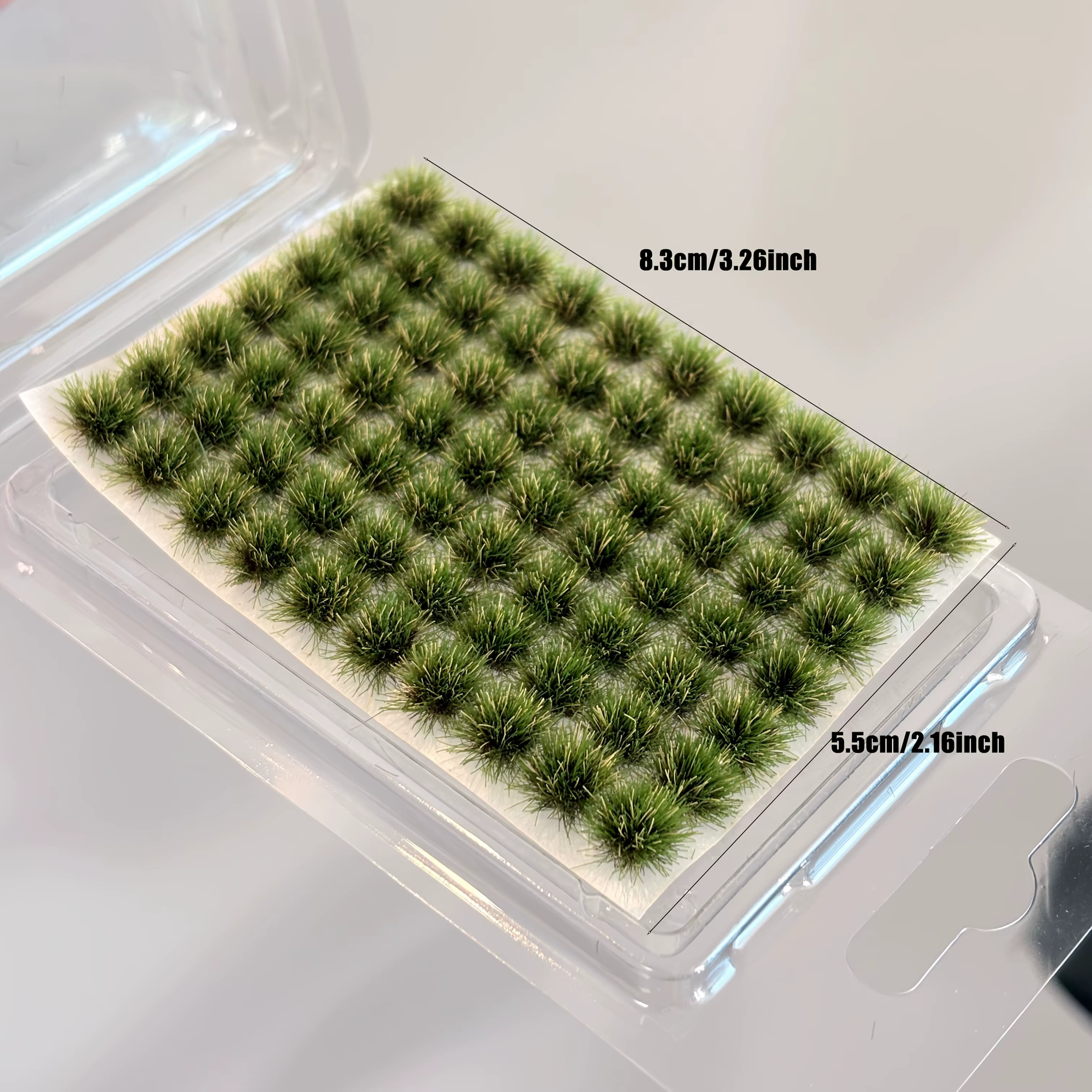 70tufts touffes d'herbe statiques pour décoration de jardin Miniature