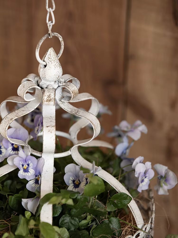 ConfronBasket-Pot de Fleur en Métal pour Plantes Suspendues