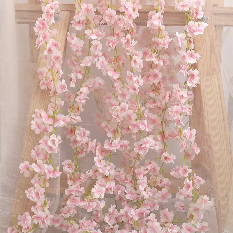 Fleurs artificielles Sakura suspendues