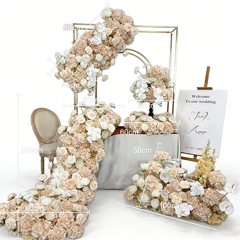Arrangement floral suspendu de pivoines