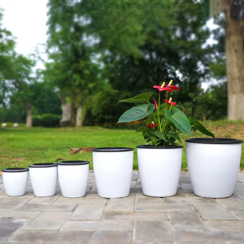 Pot de fleurs rond Double couche