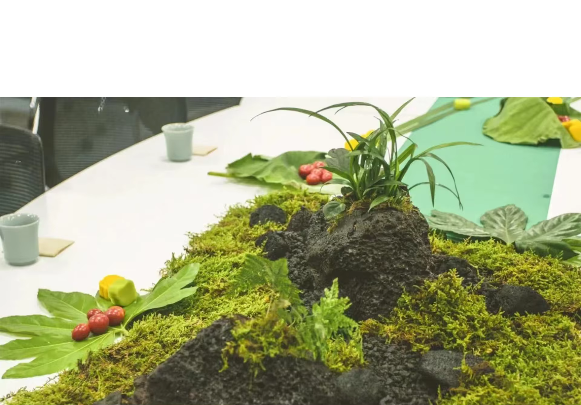 Mousse artificielle pour plantes en pot