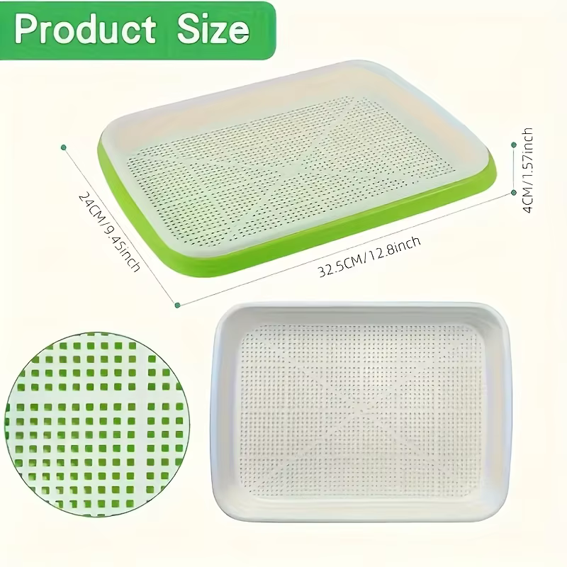 Kit de germination rapide 4 pièces (2 ensembles) avec plateaux