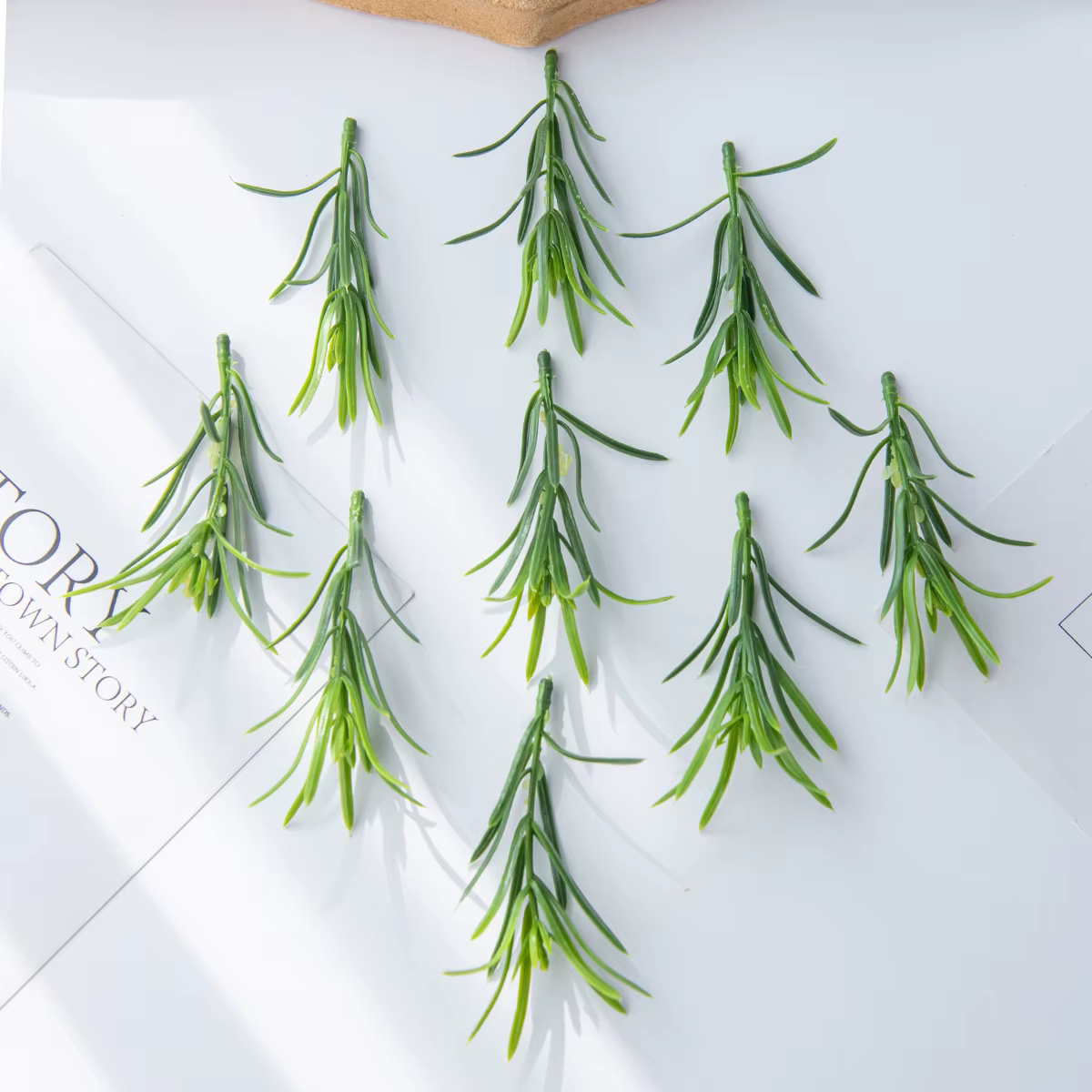 Feuilles de plantes artificielles