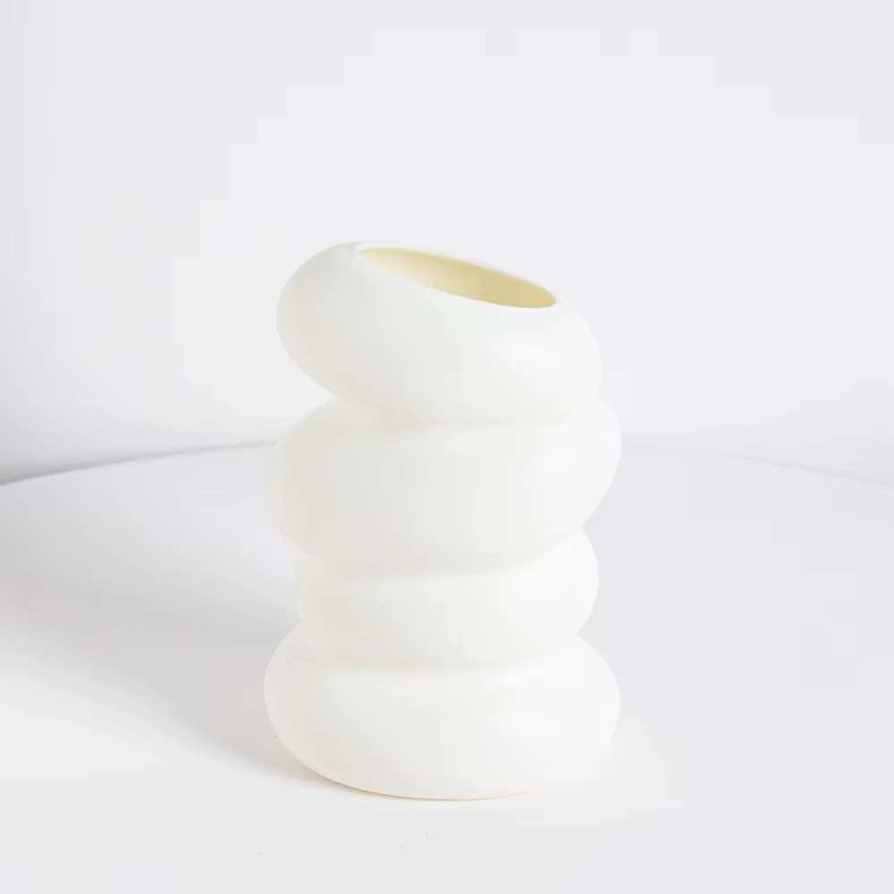 Vase en plastique Imitation en céramique Pots de fleurs mariage maison chambre jardin extérieur Table bricolage cadeau