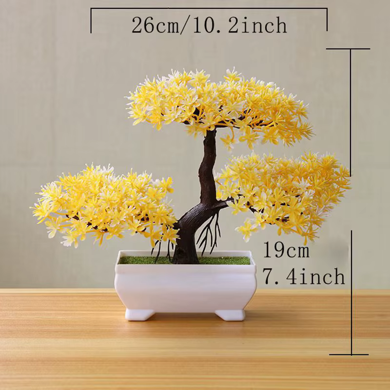 Plantes artificielles de simulation de bonsaï