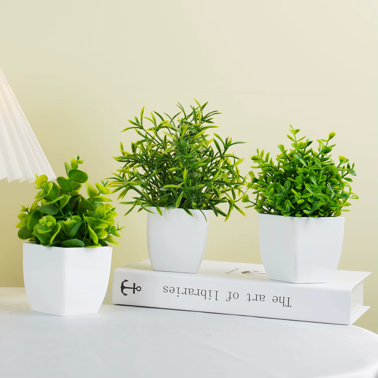 Bonsaï vert Él, fausse plante d'eucalyptus