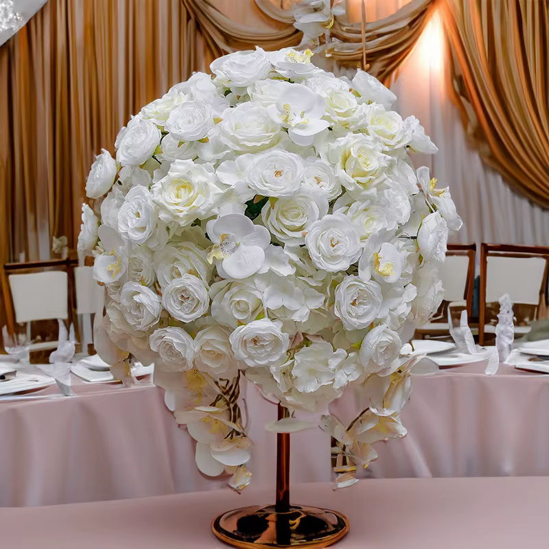 Balles de fleurs de roses d'hortensia Phalaenopsis 3D