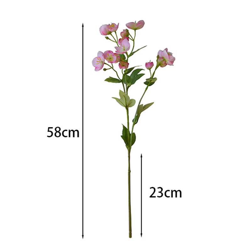Branches de Hellébore Artificielles pour Décoration de Jardin