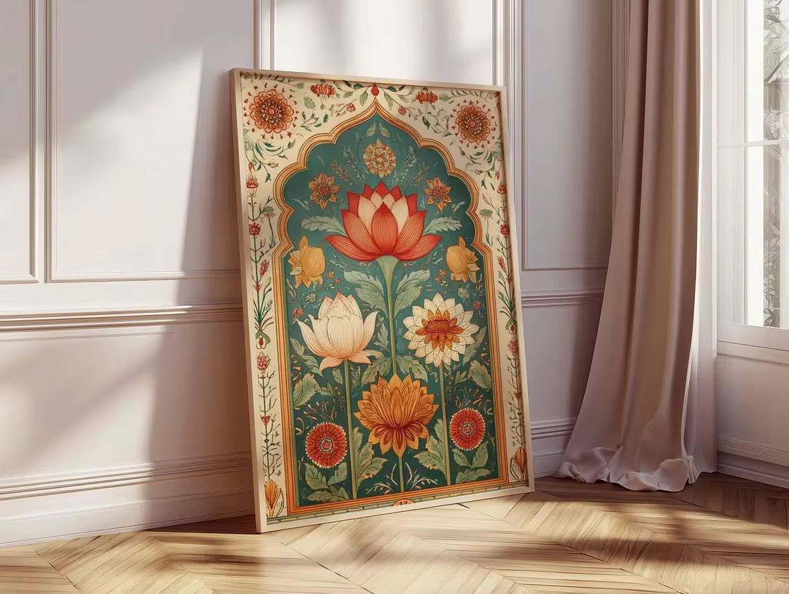 Affiche murale fleur de lotus