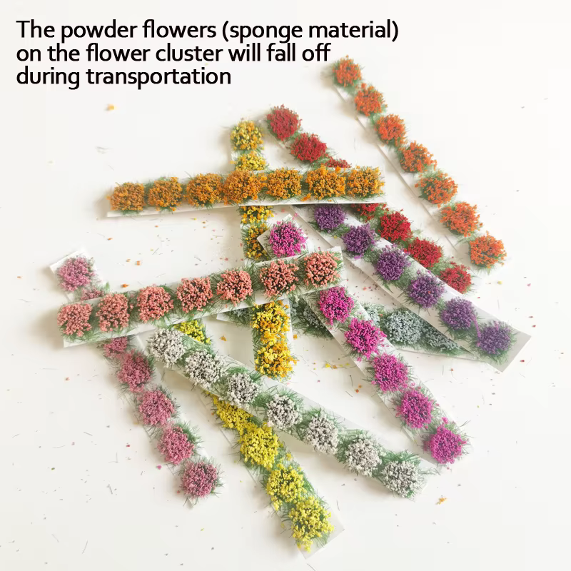 Modèle de grappe de fleurs artificielles