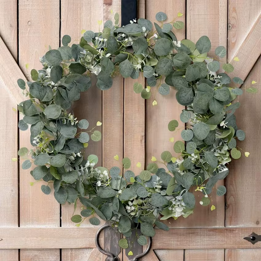 Plante artificielle de vigne à feuilles vertes