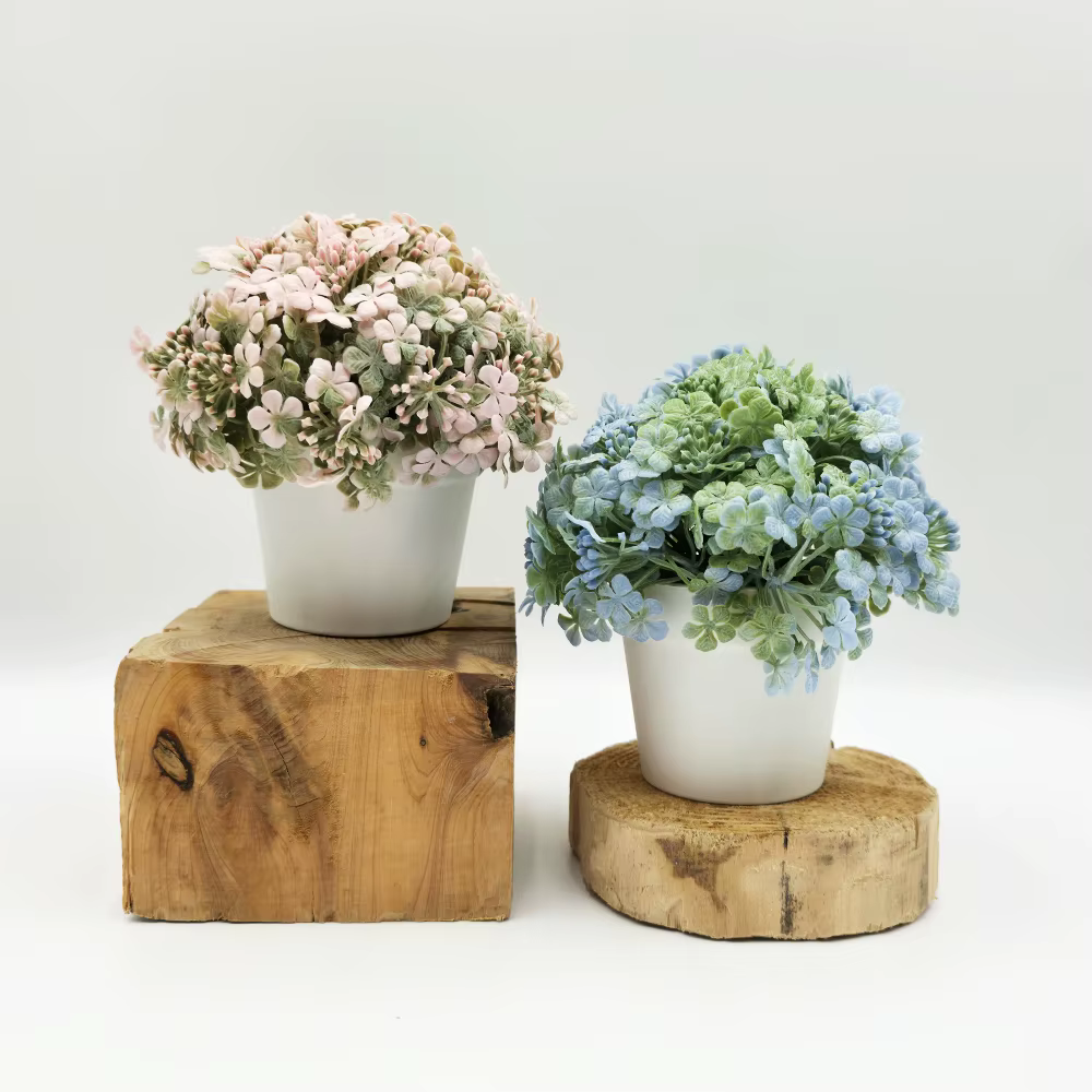 Ensemble de fleurs artificielles de 15 cm