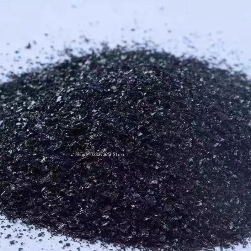 Extrait d'algues biologiques de haute pureté en forme de feuille noire