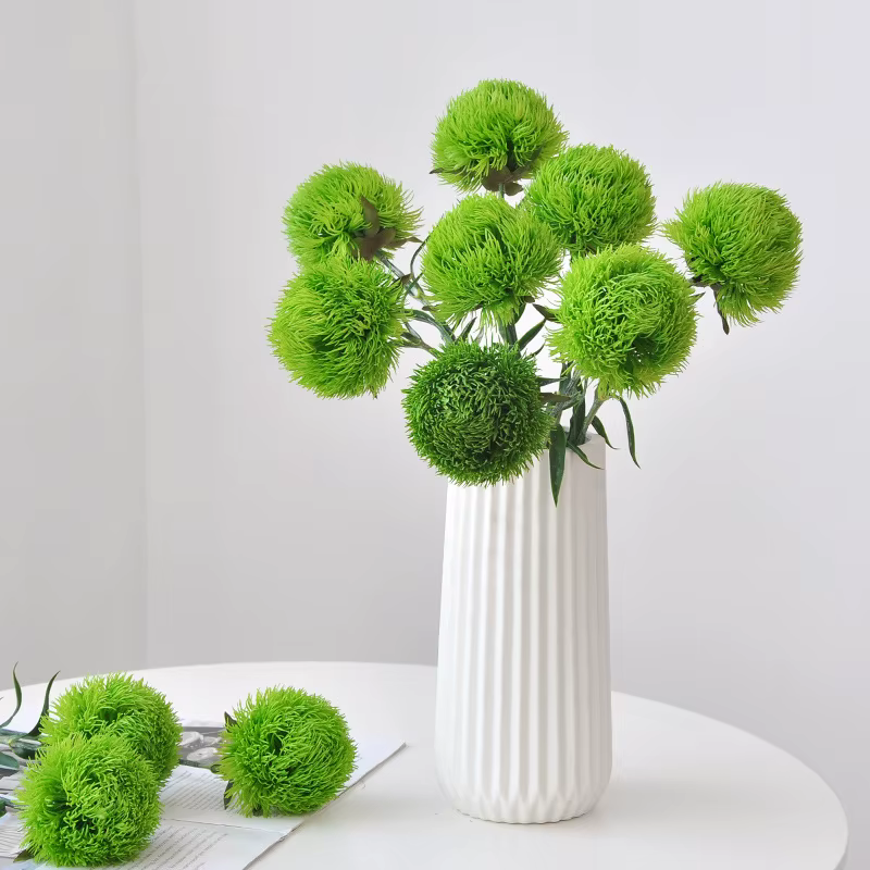 Bouquet de fausses plantes Dianthus en latex