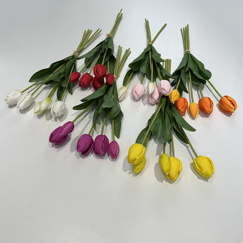 Bouquet de tulipes artificielles en PU