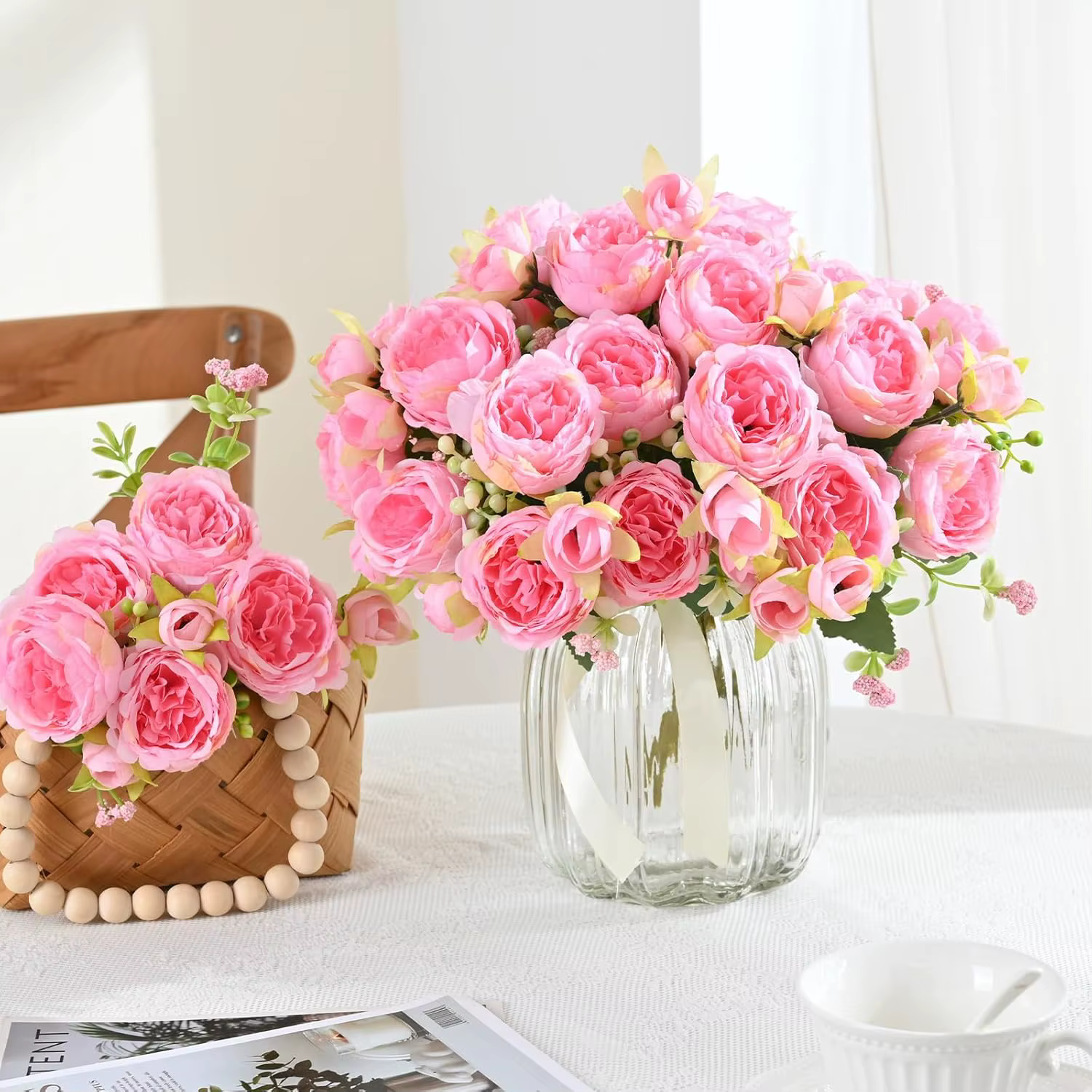 Fleur artificielle pivoine