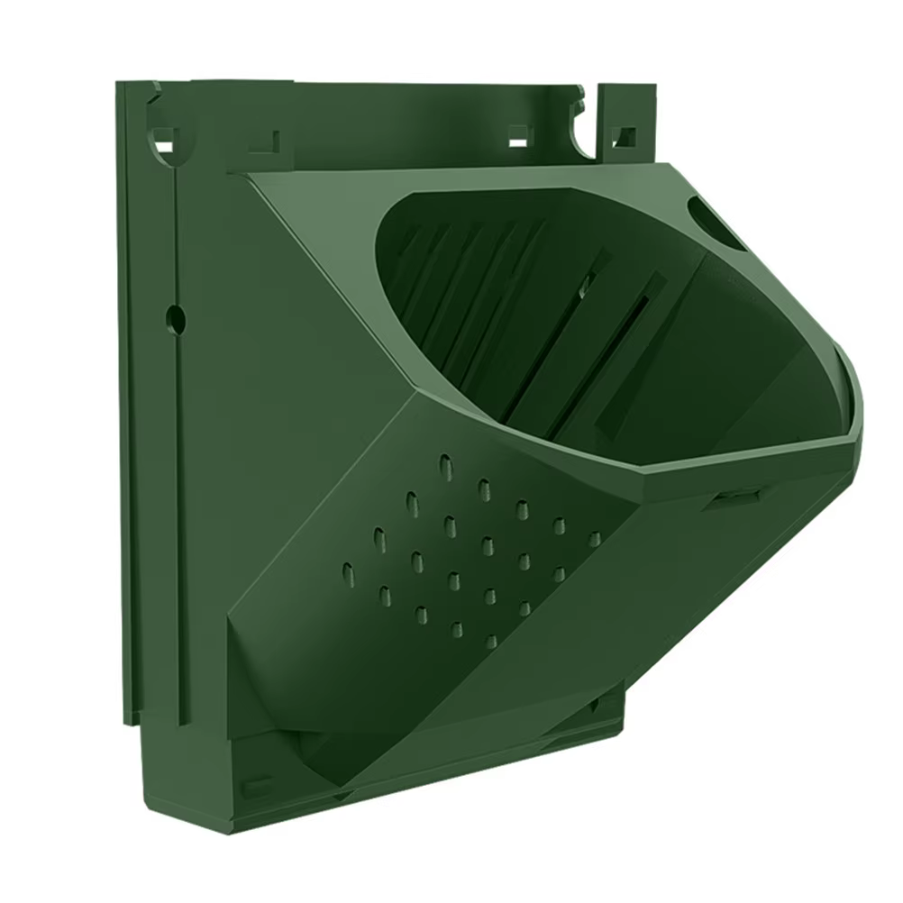 1 pot de jardinage vertical mural en PP avec trous de drainage