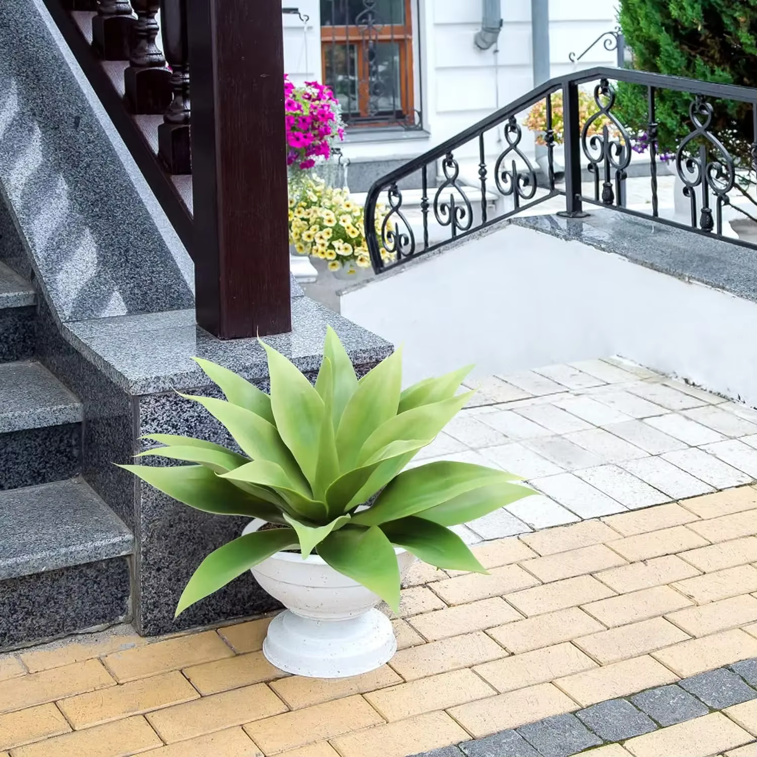 Plante succulente d'agave artificielle 18 amaran