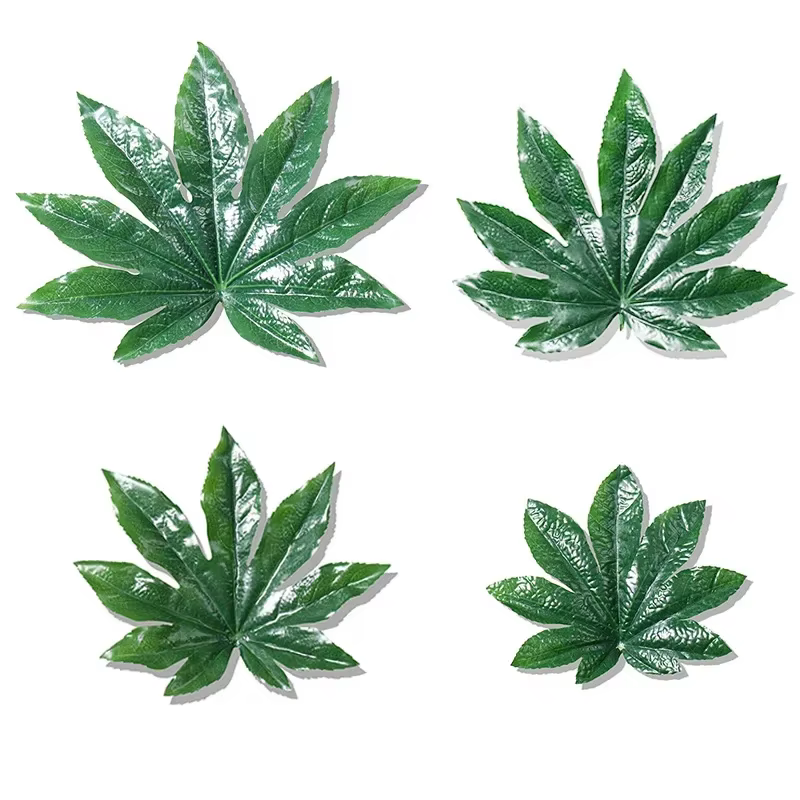 Plantes vertes artificielles en plastique
