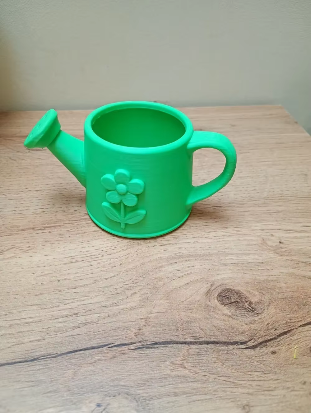 Mini arrosoir, pot à fleurs mignon avec motif en relief