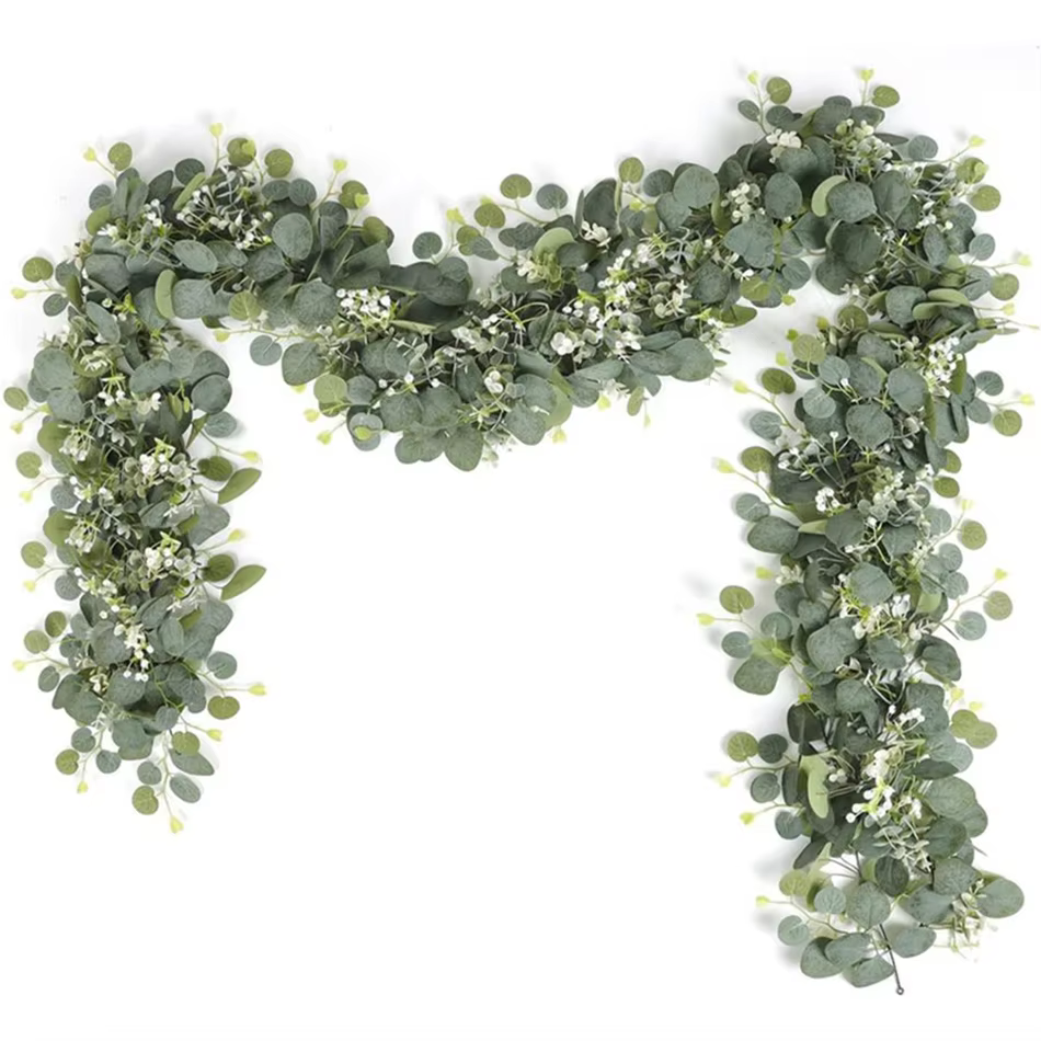 Plante artificielle, feuille verte