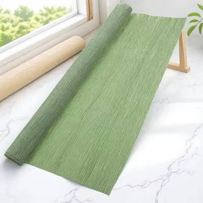 Rouleaux de papier crépon froissé coloré fait main 180g – Matériaux DIY pour fleurs