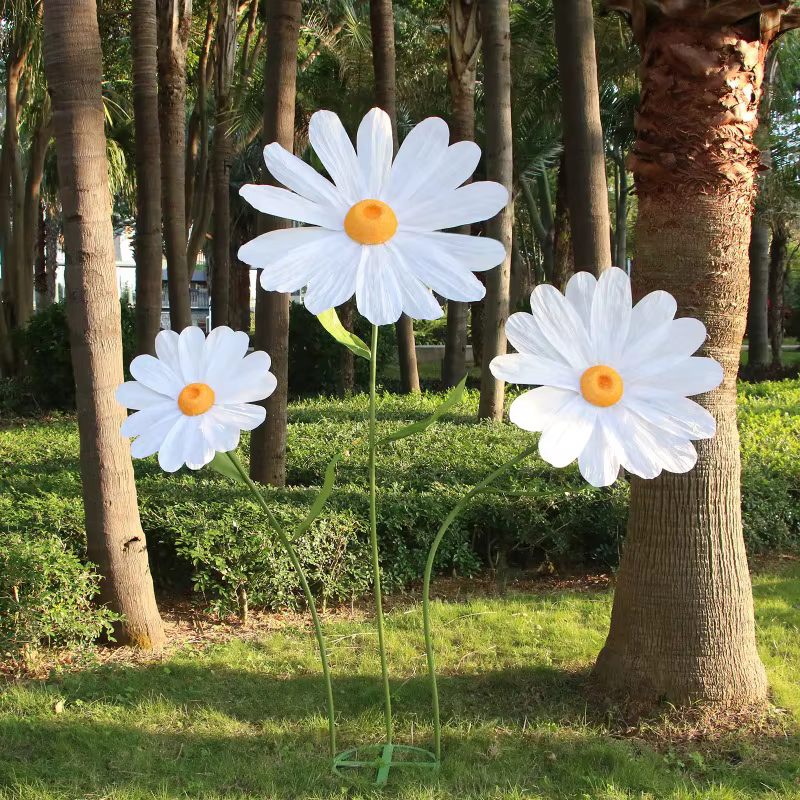 Grands fleurs de marguerite artificielles géantes