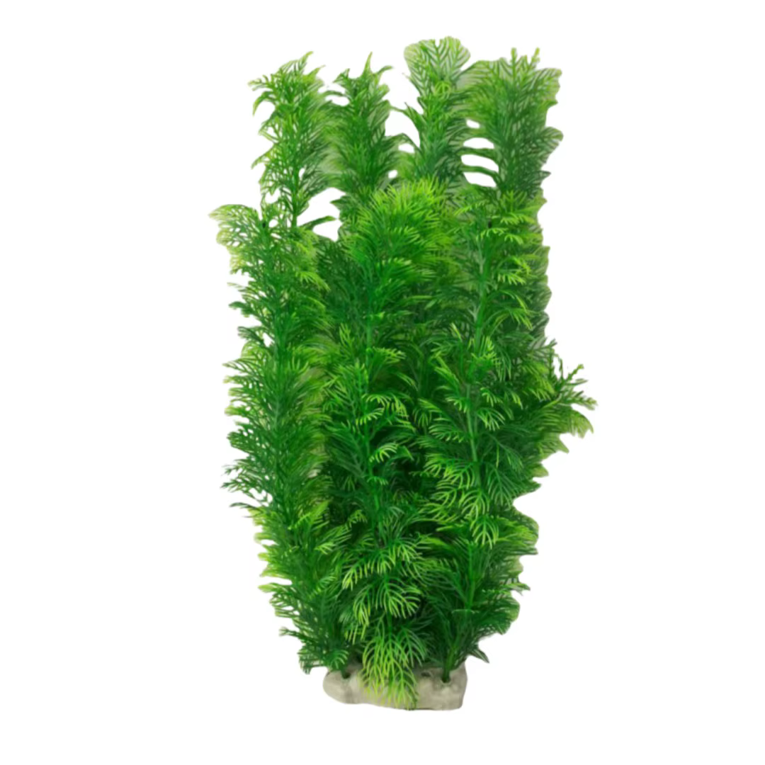 38 cm/15 pouces Aquarium artificiel eau herbe